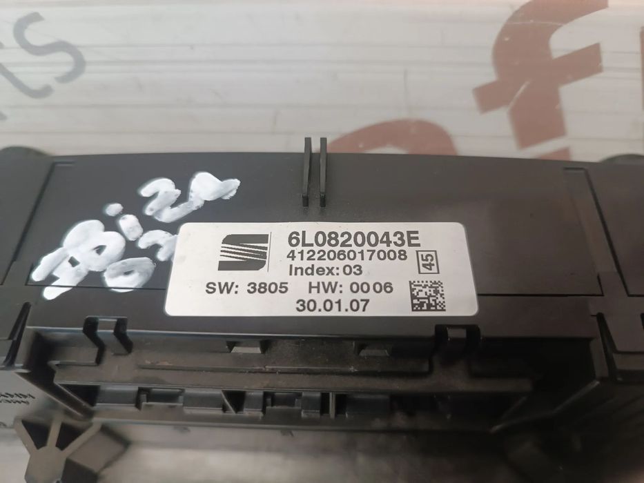 COMANDO / REGULADOR SOFAGEM / AC SEAT IBIZA III 6L - REF: 6L0820043E