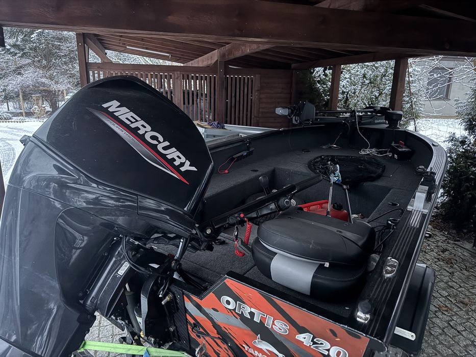 Łódź aluminiową Tangiri Ortiz 420 na fv . Full wypas!!!