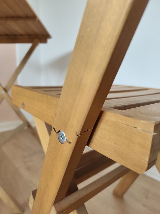 Conjunto mesa e cadeiras exterior