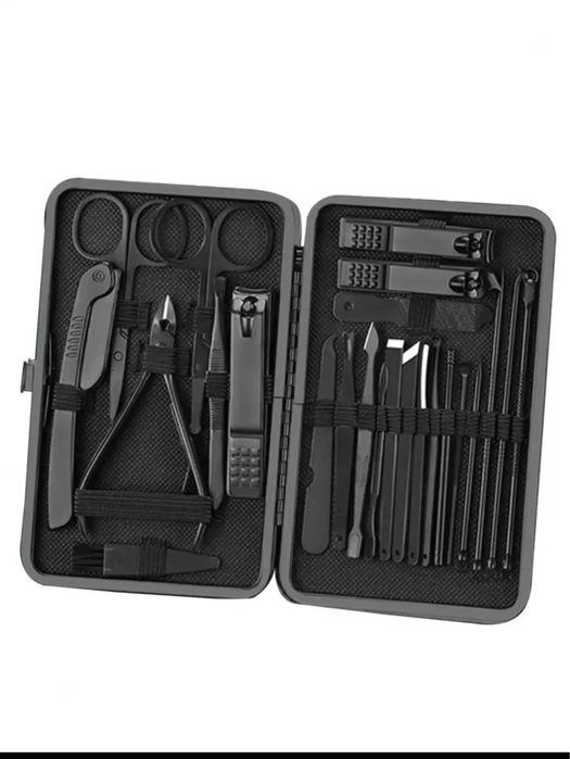 Conjunto de Reparo para os Pes e Cortador de Unhas - Kit Completo 24PC