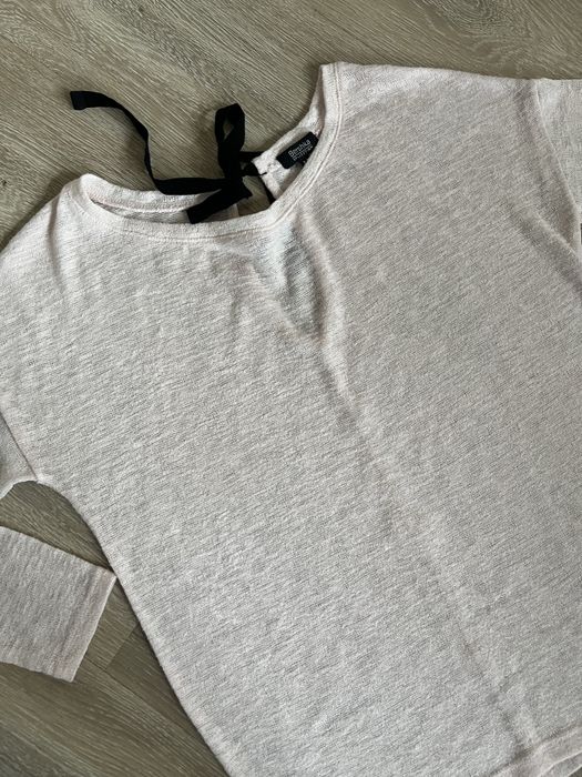 sweter damski dzianinowy Bershka 38 M pudrowy róż