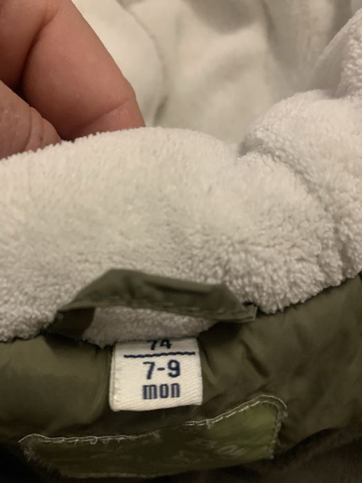 Zimowa kurtka na polarku r 74 na ok 7-9 miesiecy