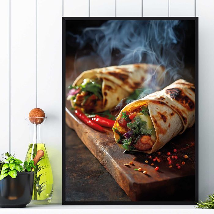 plakat reklamowy kebab, plakat kebab, plakat bar restauracja kebab
