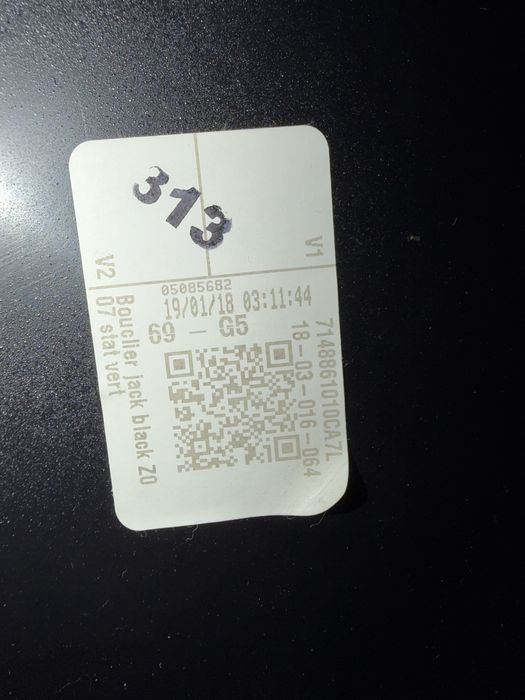 Pára choques para smart fortwo novo em embalagem de origem preto.