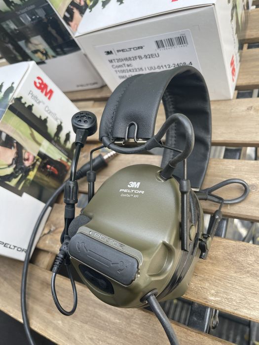 Військові, з гарнітурою‼️Навушники Peltor Comtac XPI оригінал Швеція‼️