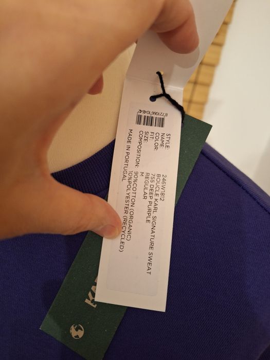 Karl Lagerfeld, damska bluza dresowa, r. M