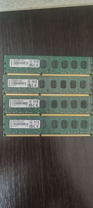 3 планки Goodram DDR3 по 8 ГБ