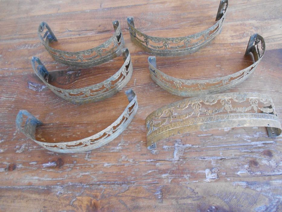 Chapas antigas latao trabalhado decoraçao restauro retro