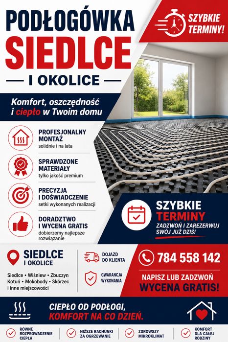 Wykonanie ogrzewania podłogowego