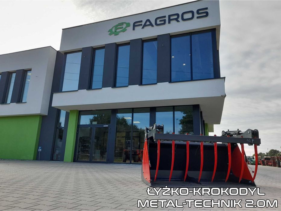 Nowy Łyżko-Krokodyl 1,0-2 m Euro SMS 1 lub 2 siłowniki dostawa raty
