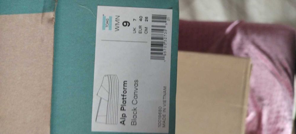 Эспадрильи на платформе Toms alp platform из америки на ногу до 25 см