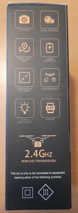 Drone E88 de dupla câmera