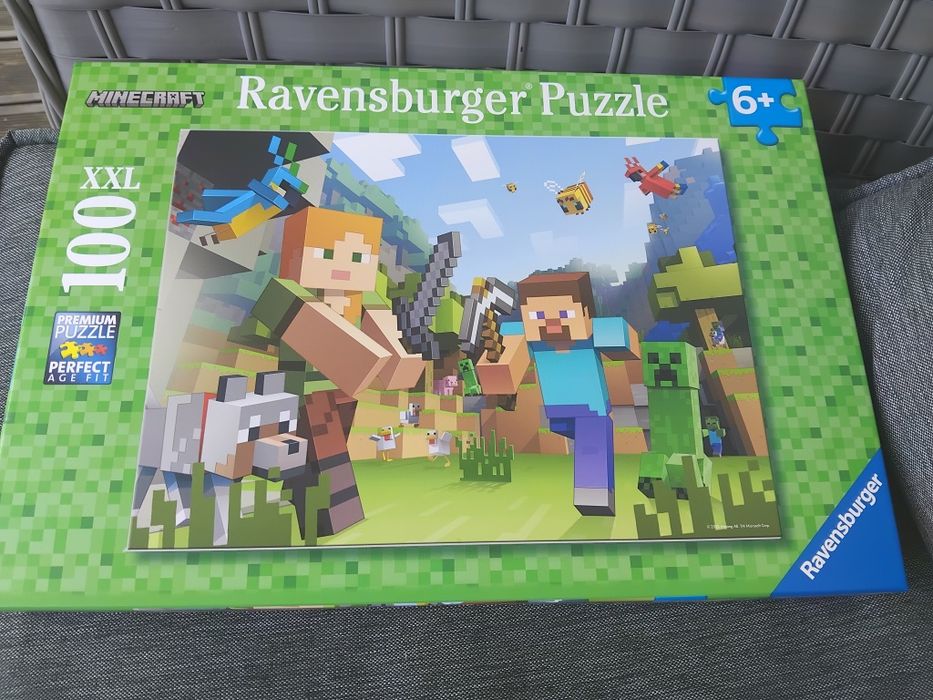 Nowy puzzle minecraft 100sz XXL