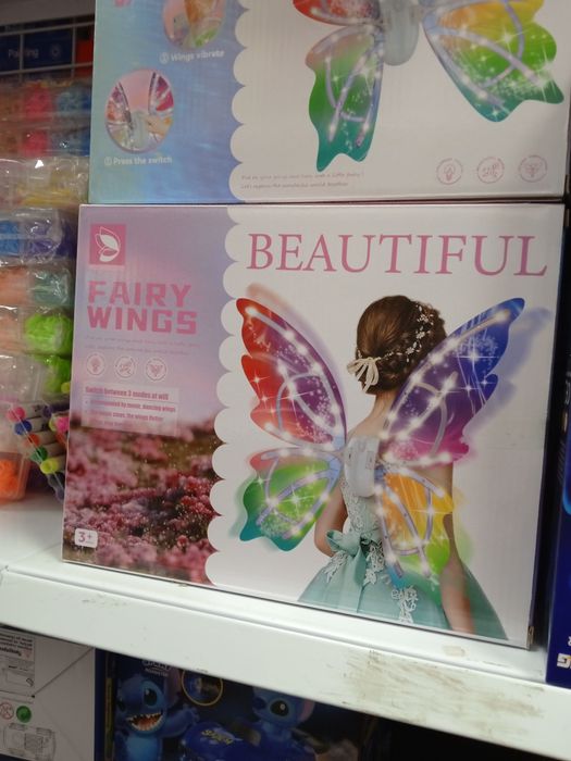 Skrzydła wróżki LED – świecące skrzydła dla dzieci