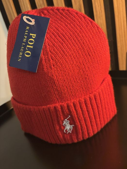 Czapka POLO  LAUREN welniana