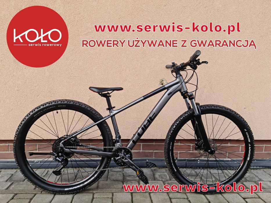 Rower górski MTB CUBE koła 27,5 SHIMANO DEORE aluminium rabat WYSYŁKA