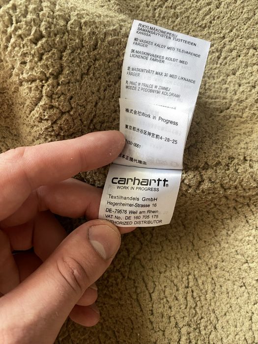 Парка carhartt hickman coat cyprees green