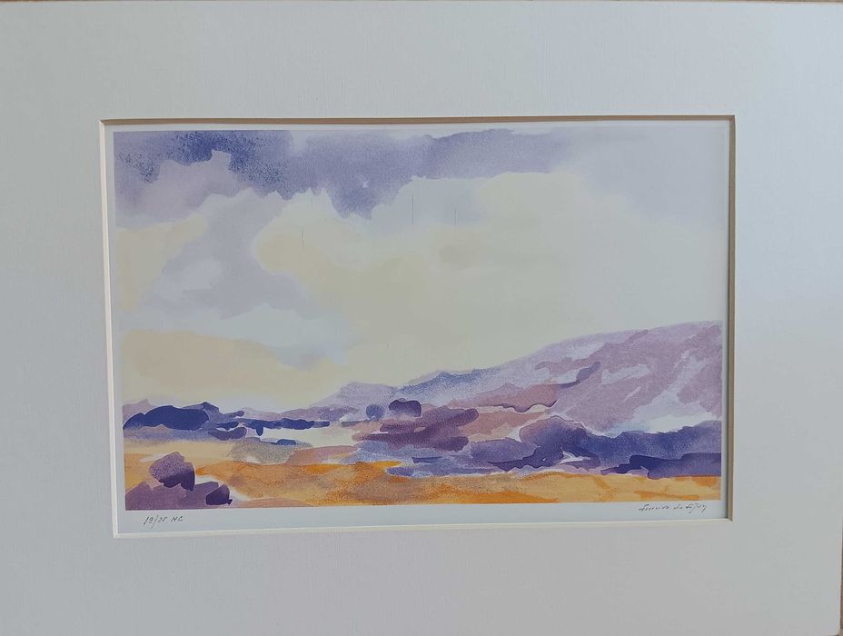 2 litografias de serigrafias de João Ferreira da Silva