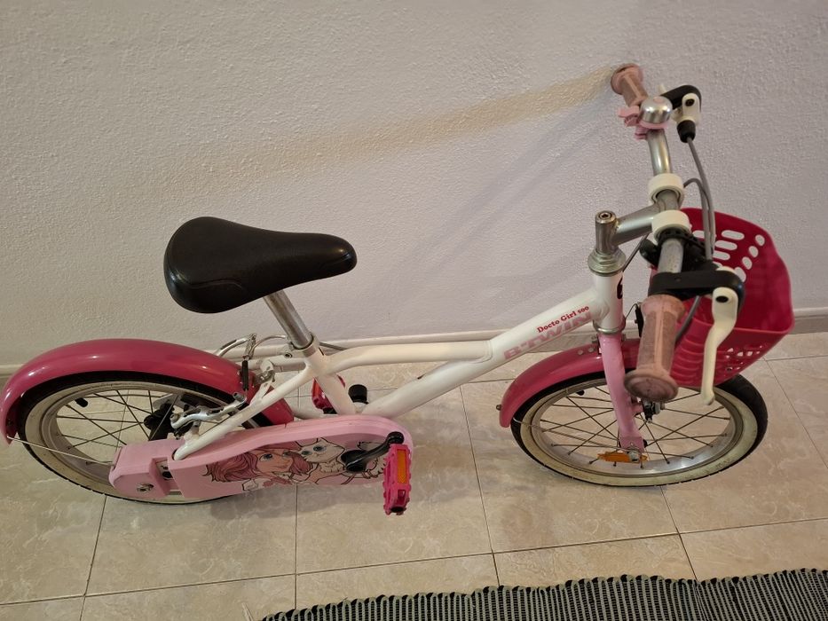 Bicicleta menina roda 16 4-6 anos