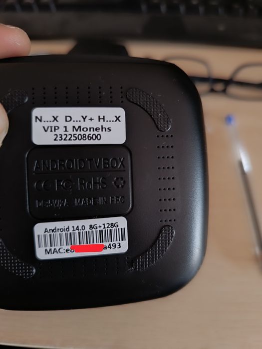 Box Android 8gb +128hd