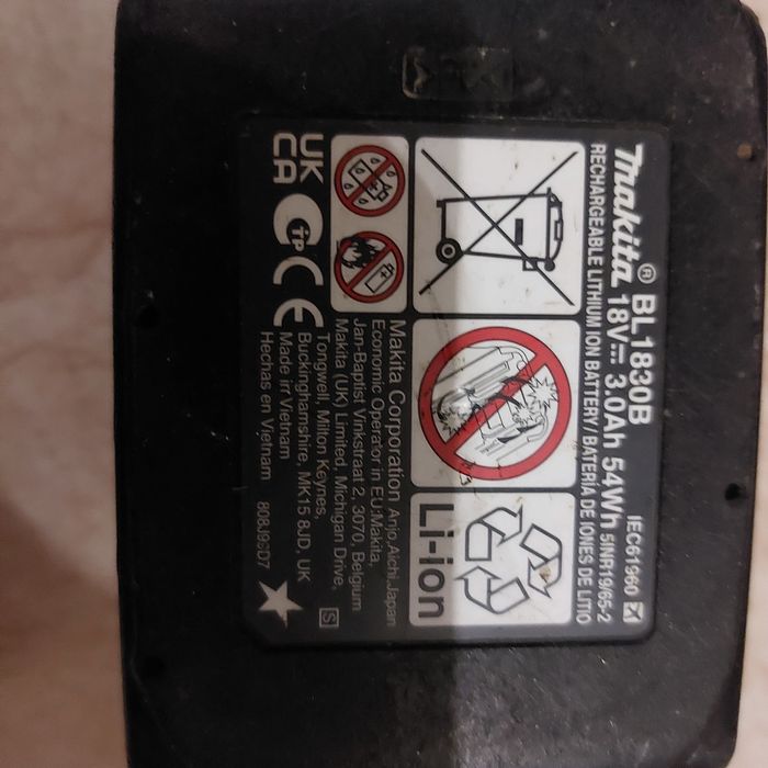 Akumulator oryginał Makita 3.0Ah 18V