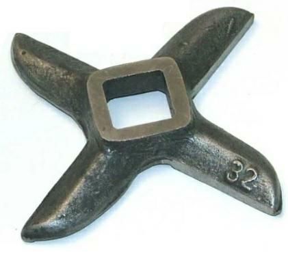 Nożyk do maszynek do mielenia mięsa o rozmiarze komory 32