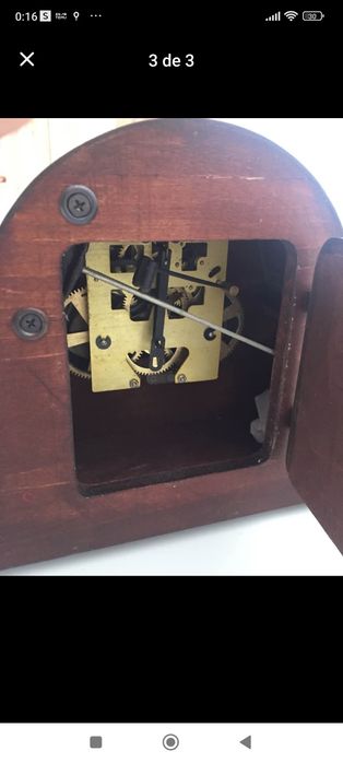Relógio antigo madeira