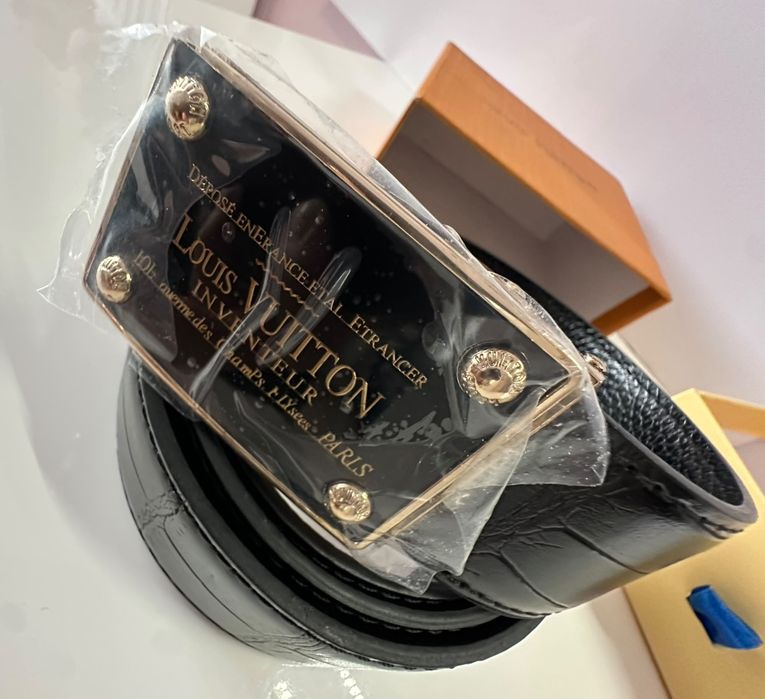 Pasek Louis Vuitton z pudełkiem