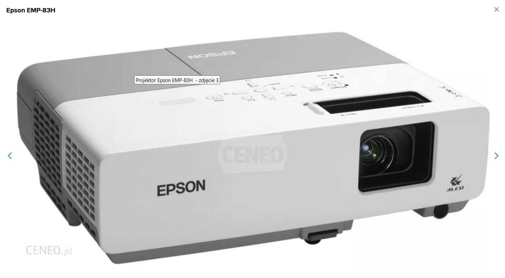 Projektor multimedialny EPSON EMP-83H