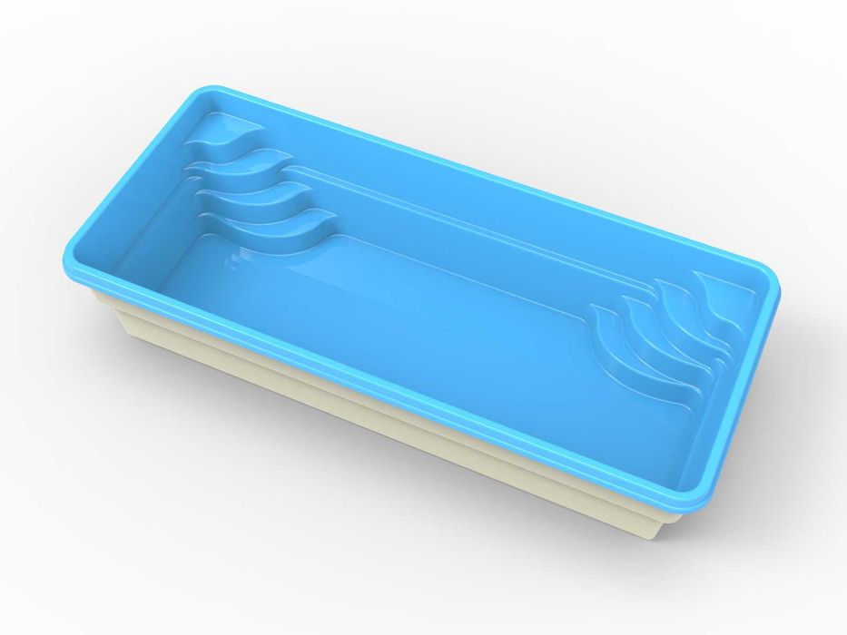 Basen poliestrowy  JAMAJKA 7,00m x 3,10m x 1,50m