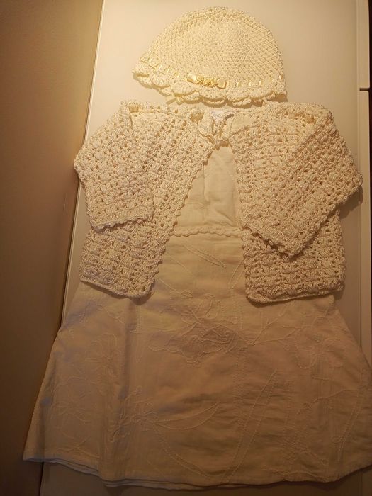 Strój do chrztu rozmiar 80 cm