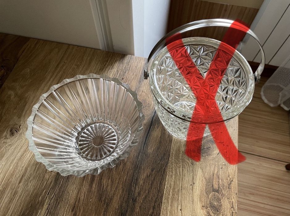 Конфетница хрустальное стекло