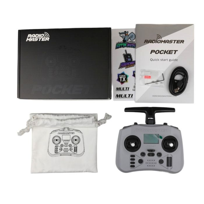 Запакованый пульт Radiomaster Pocket ELRS Grey