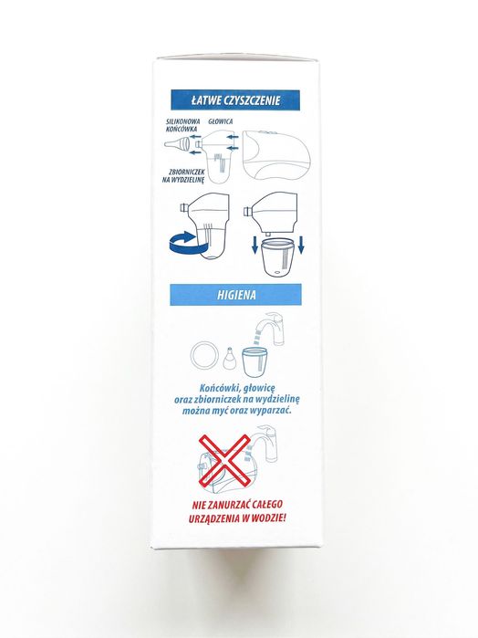 Aspirator do nosa dla dzieci NOVAMA White (NOWY)
