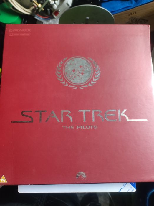 Laser disco Star trek novo só para colecionadores