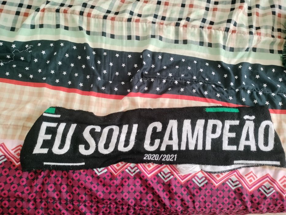 Cachecol SCP + Cromo e 2 Bilhetes