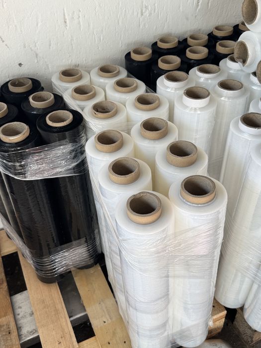 Folia stretch rolka 3 kg szer 50 cm gruba wydajna rolka do owijania