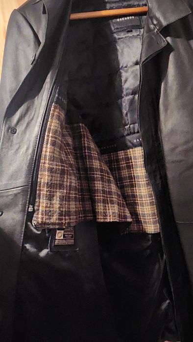 Męski skórzany plaszcz Oakwood 2w1