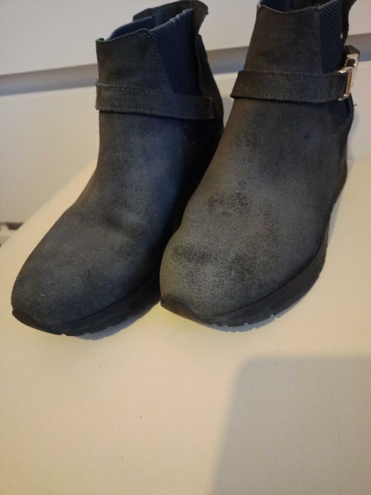 Buty botki zamszowe damskie 37/24