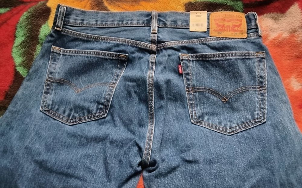 Джинсы LEVI'S 505 36W32L medium/dark  оригинал