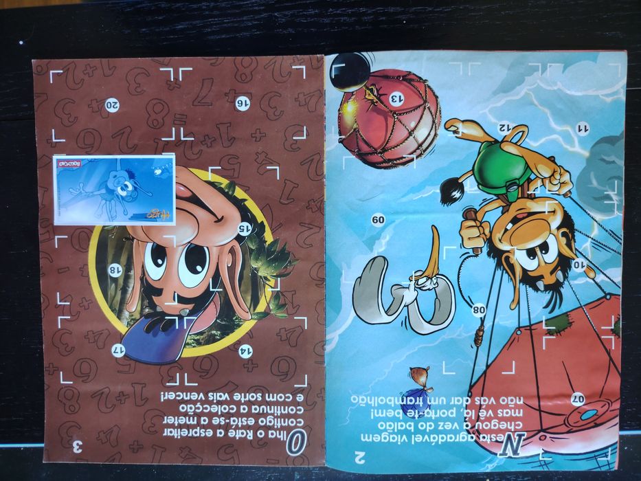 Caderneta Hugo panrico bollycao