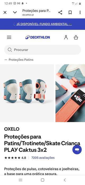 Proteções para Patins/Trotinete/Skate Criança