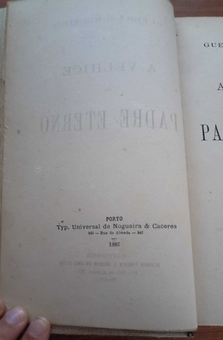 A Velhice do Padre do Padre Eterno, 1ª Edição (1885) Reencapada