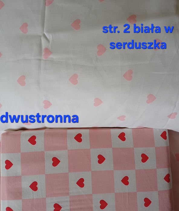 Pościel bawełniana walentynkowa 160x200