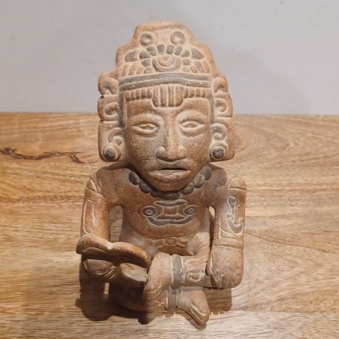 Escultura Estilo Pré-Colombiana - Terracota - Perú – 1983