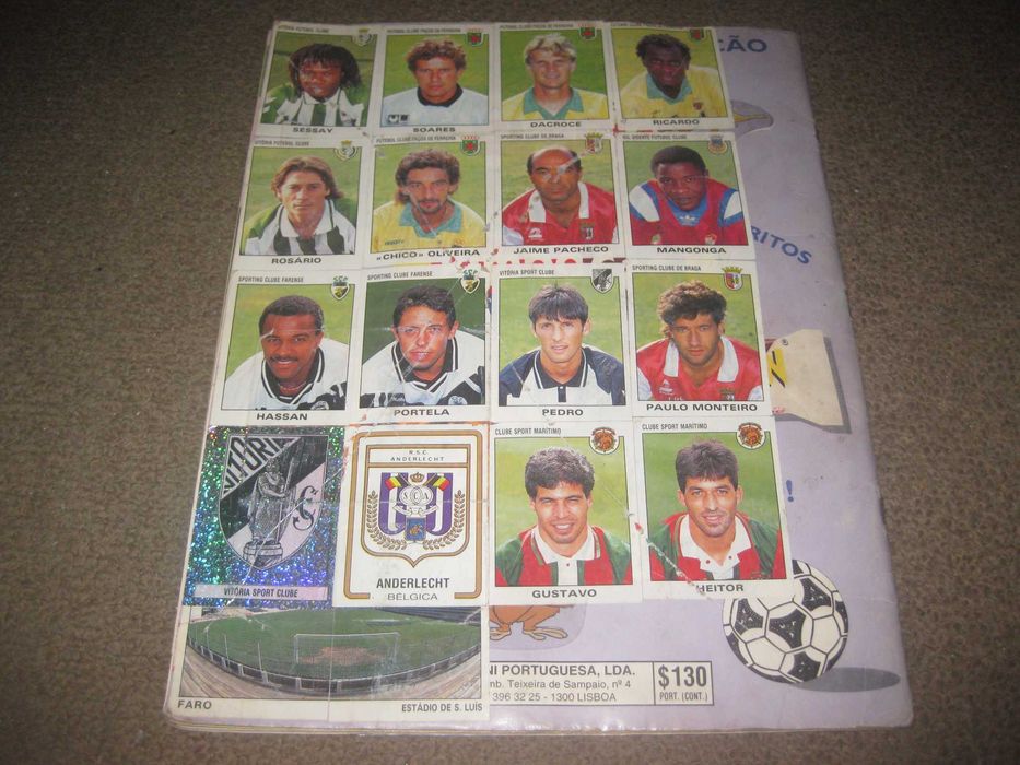 Caderneta do Campeonato Nacional 1993/1994 Caderneta Completa!