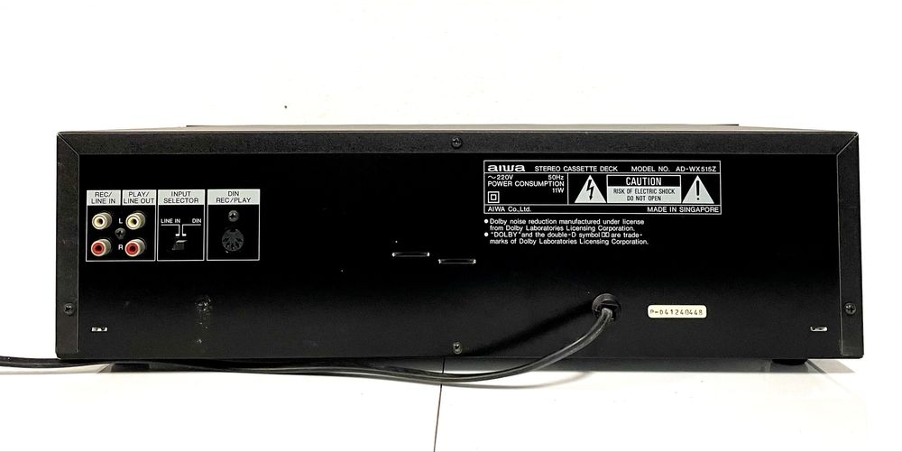 AIWA AD-WX 515Z Magnetofon Double Cassette Deck Stereo Audio HiFi