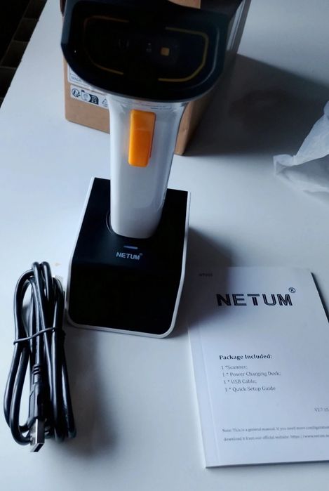 Bezprzewodowy skaner NETUM kodów kreskowych Wi-Fi 2D