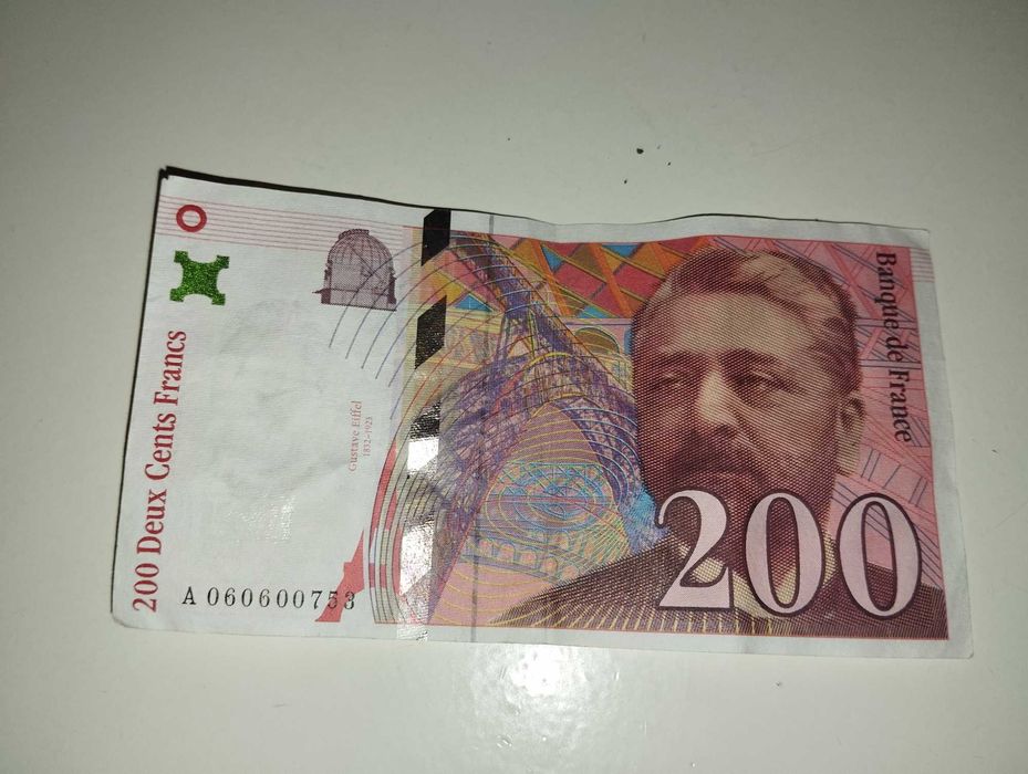 200 francos anos 90 franceses