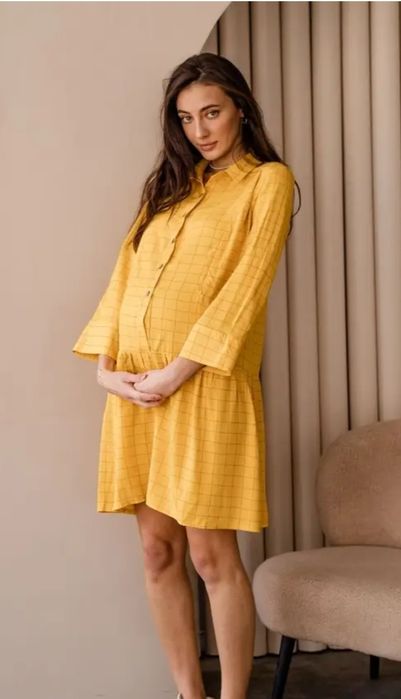 Сукня для вагітних плаття для годування туніка з кишеньками